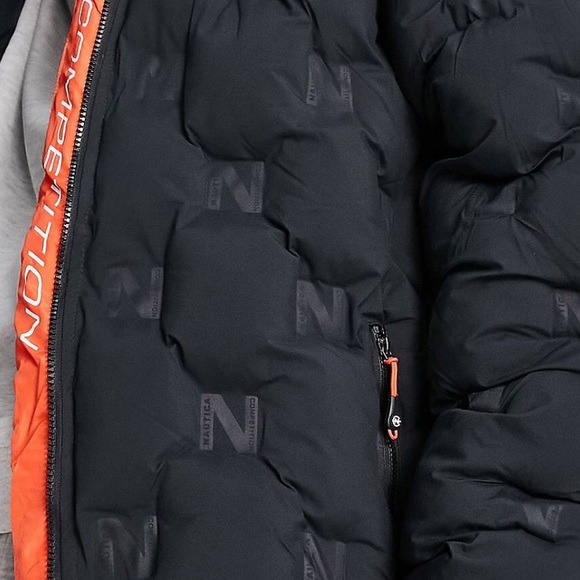 NAUTICA POPPED PADDED JACKET in black - Picture 2 of 4